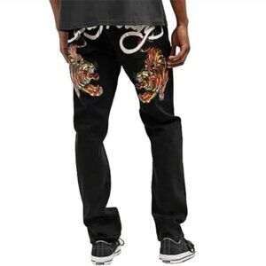 Ed Hardy Crawling Tiger Slim Taper Jean